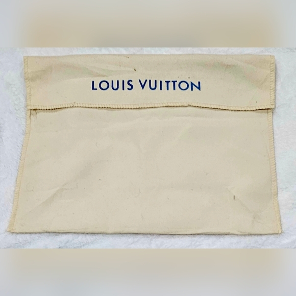 LOUIS VUITTON Empty Gift Flap Blue Dust Bag Cover Replacement Envelope Protector - Picture 1 of 7
